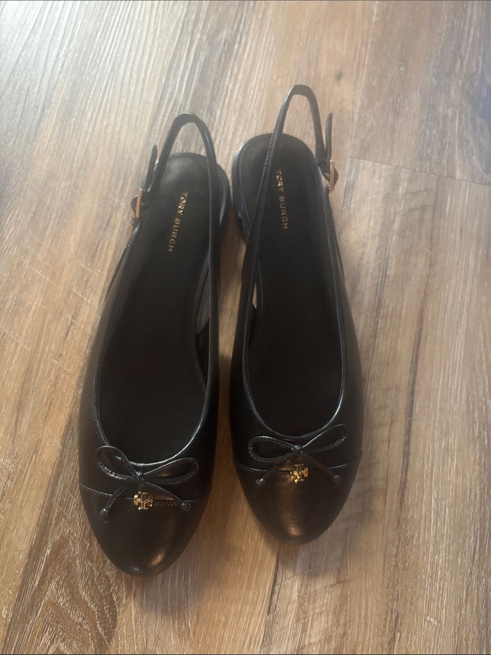 Tory Burch Slingback Black Flats 9